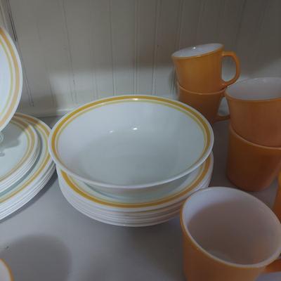 Citrus Corelle Corningware Dishes (P-BBL)
