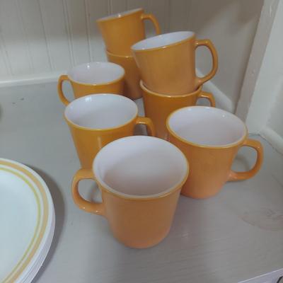 Citrus Corelle Corningware Dishes (P-BBL)