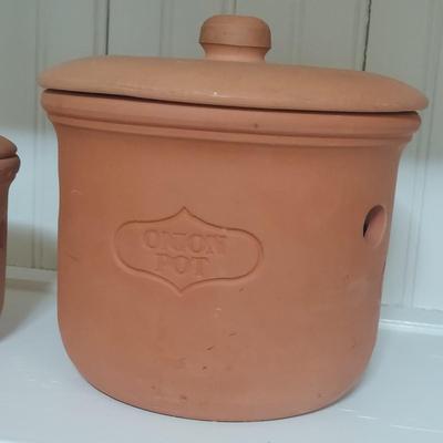 Terracotta Canisters & Bowls (P-BBL)