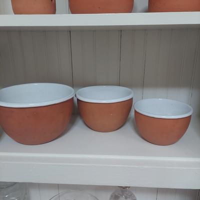 Terracotta Canisters & Bowls (P-BBL)