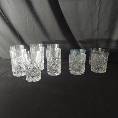 Crystal Decanter & Atlantis Glasses (P-BBL)