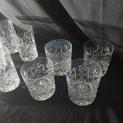 Crystal Decanter & Atlantis Glasses (P-BBL)