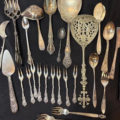 Sale Photo Thumbnail #147: Believe all are silver plated