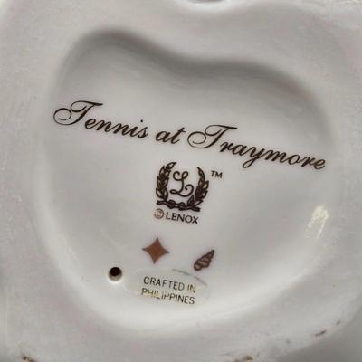 LOT 42: Lenox Victorian Lady of Fashions Tennis At Traymore, Baby Elephant, Prince of Jewels, and Woodland Collection Vase