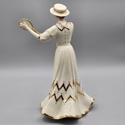LOT 42: Lenox Victorian Lady of Fashions Tennis At Traymore, Baby Elephant, Prince of Jewels, and Woodland Collection Vase
