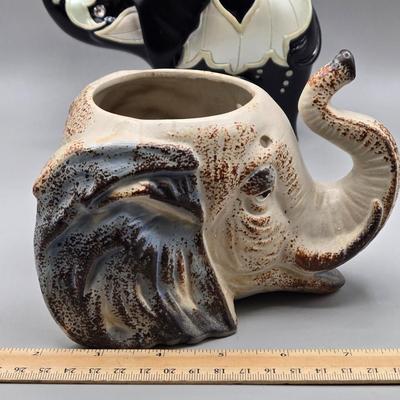 LOT 47: The Hamilton Collection Blake Jensen Good Luck Stacked Elephants Figurine with Swarovski Crystals and Other Elephant Figurines