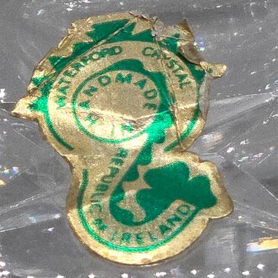 LOT 49: Vintage Porcelain Pitcher, Pair of Shannon Crystal Lotus Flower Candle Holders, and Waterford Crystal Perfume Bottle with...