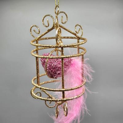 LOT 53: Pretty Pink- Various New Colored Cupcake Train, Spiral Trees, Ornaments and More