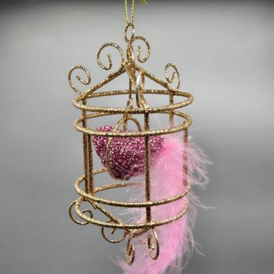 LOT 53: Pretty Pink- Various New Colored Cupcake Train, Spiral Trees, Ornaments and More