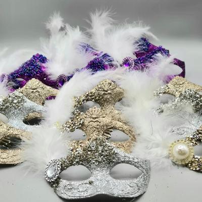 LOT 55: New- Clip-on Fans and Masks Ornaments and More