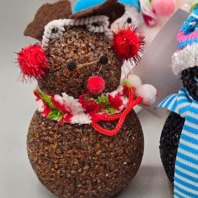 LOT 57: New-NOS- Variety of Ornaments Including Some that Light Up & Doorknob Bells