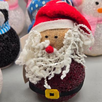 LOT 57: New-NOS- Variety of Ornaments Including Some that Light Up & Doorknob Bells