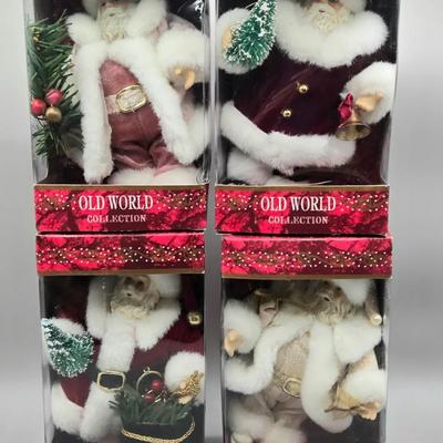 LOT 58: New-Old World Santa Ornaments