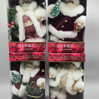 LOT 58: New-Old World Santa Ornaments