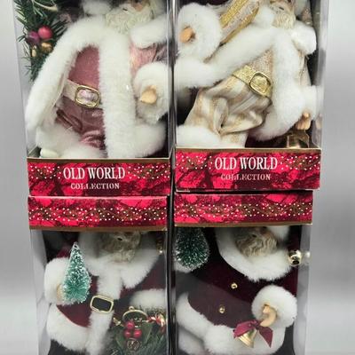 LOT 59: New- Santa Figurine/Ornaments from Old World Collection