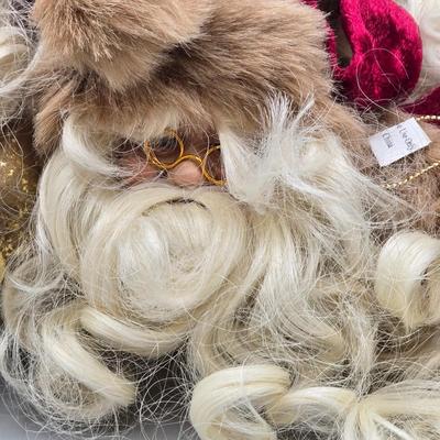 LOT 61: New-Santa Claus Head Ornaments and Christmas Balls