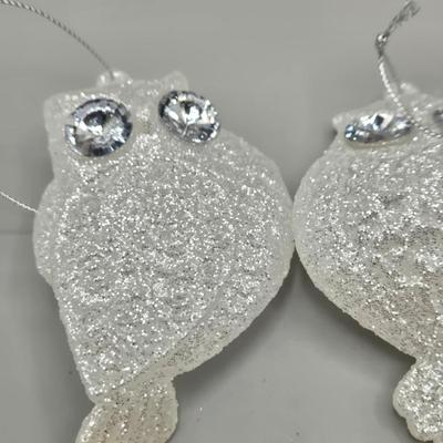 LOT 62: Various New Ornaments Including Elephants, Owls, Bells. Santa, Goebel Berta Hummel AWAY WE GO Children Dog Sled 2003, and More