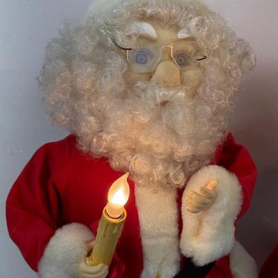 LOT 83; National Pennco Animated Santa & Mrs. Claus