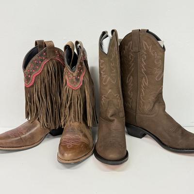 LOT 87: Women's Size 8 Cowboy Boots: Smoky Mountain & Old West