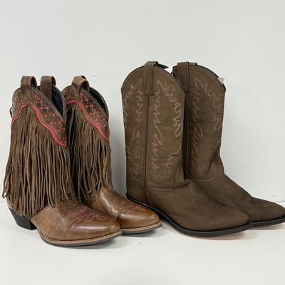 LOT 87: Women's Size 8 Cowboy Boots: Smoky Mountain & Old West