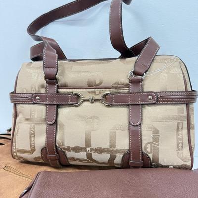 LOT 88: Brown Hand Bag Collection: Suede Etienne Aigner & More