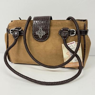 LOT 96: Pair of NWT Handbags: Nine West & Suede Organizer