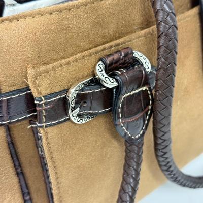 LOT 96: Pair of NWT Handbags: Nine West & Suede Organizer