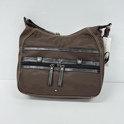 LOT 96: Pair of NWT Handbags: Nine West & Suede Organizer