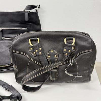 LOT 97: Black Purses & Handbags: Stone Mountain & More