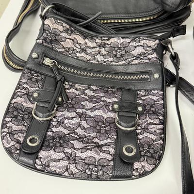 LOT 97: Black Purses & Handbags: Stone Mountain & More