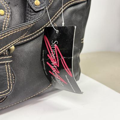 LOT 97: Black Purses & Handbags: Stone Mountain & More