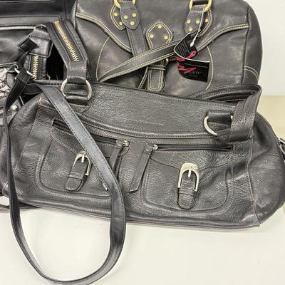 LOT 97: Black Purses & Handbags: Stone Mountain & More
