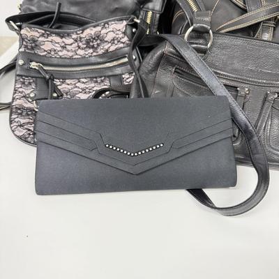 LOT 97: Black Purses & Handbags: Stone Mountain & More