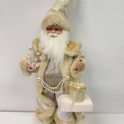LOT 101: Trio of Decorative Santas
