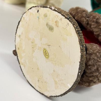 LOT 101: Trio of Decorative Santas