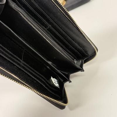 LOT 102: Black Clutches & Wallets