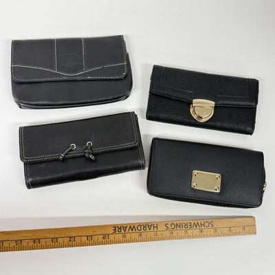 LOT 102: Black Clutches & Wallets