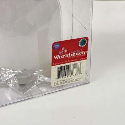 LOT 108; Light Up Snowman Decor