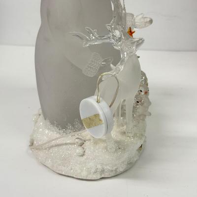 LOT 108; Light Up Snowman Decor