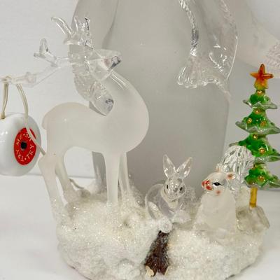 LOT 108; Light Up Snowman Decor