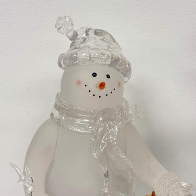 LOT 108; Light Up Snowman Decor