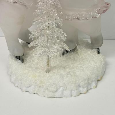 LOT 108; Light Up Snowman Decor