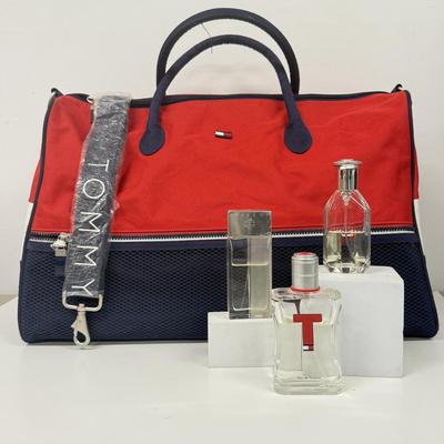 LOT 110: Tommy Hilfiger Tote Bag & Perfume