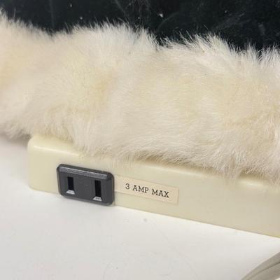 LOT 114: Vintage Animated Caroler in Green & Extra Tall Caroler