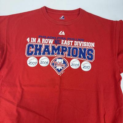 LOT 118: T-Shirts: 2015 Myrtle Beach Bike Week & Philly Sports