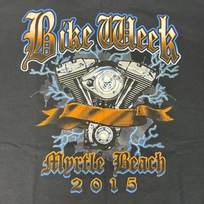 LOT 118: T-Shirts: 2015 Myrtle Beach Bike Week & Philly Sports