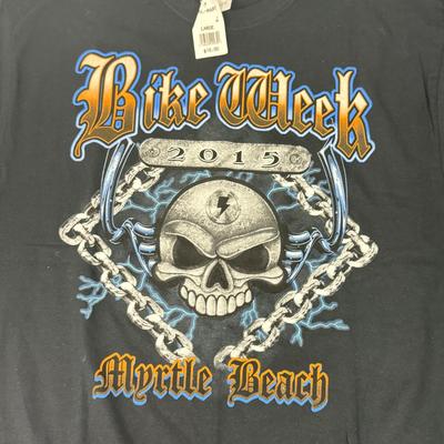 LOT 118: T-Shirts: 2015 Myrtle Beach Bike Week & Philly Sports