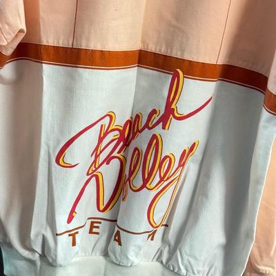 LOT 119: Size 52/XL Brett Favre Packers Jersey & 1980s Style Del Rey Beach Club Long Sleeve TShirt