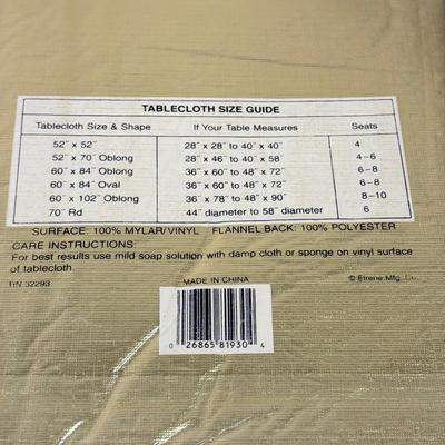 LOT 125: Gold Colored Tablecloths - some NIP