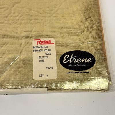 LOT 125: Gold Colored Tablecloths - some NIP